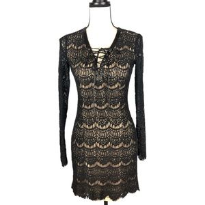 DO+BE Black Lace Dress